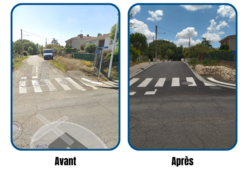 Avant Apres Rue Payremiou LaSalvetatSaintGilles