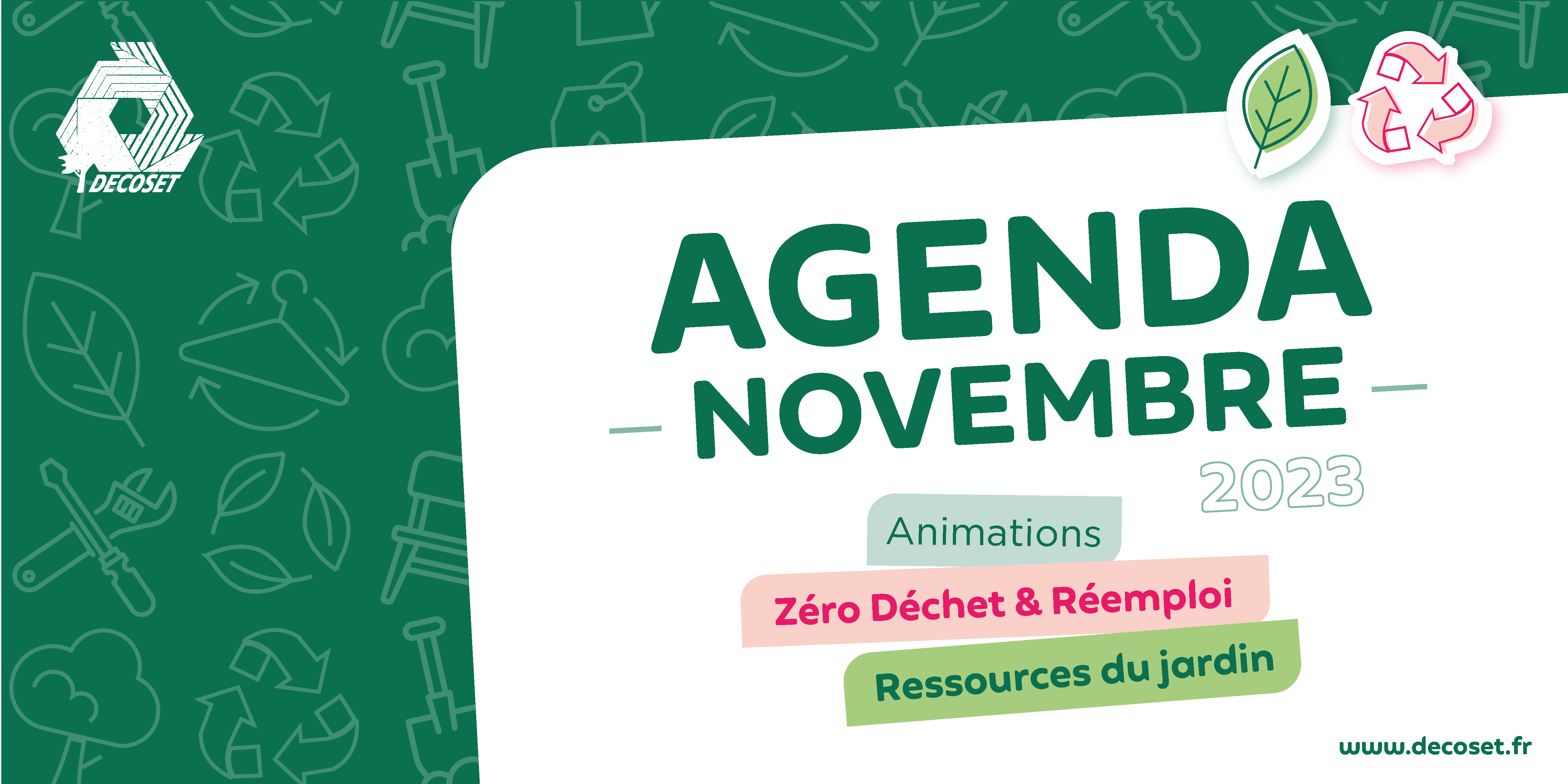 Visuel WEB Agenda Animations Novembre 2023 Decoset Plan de travail 1