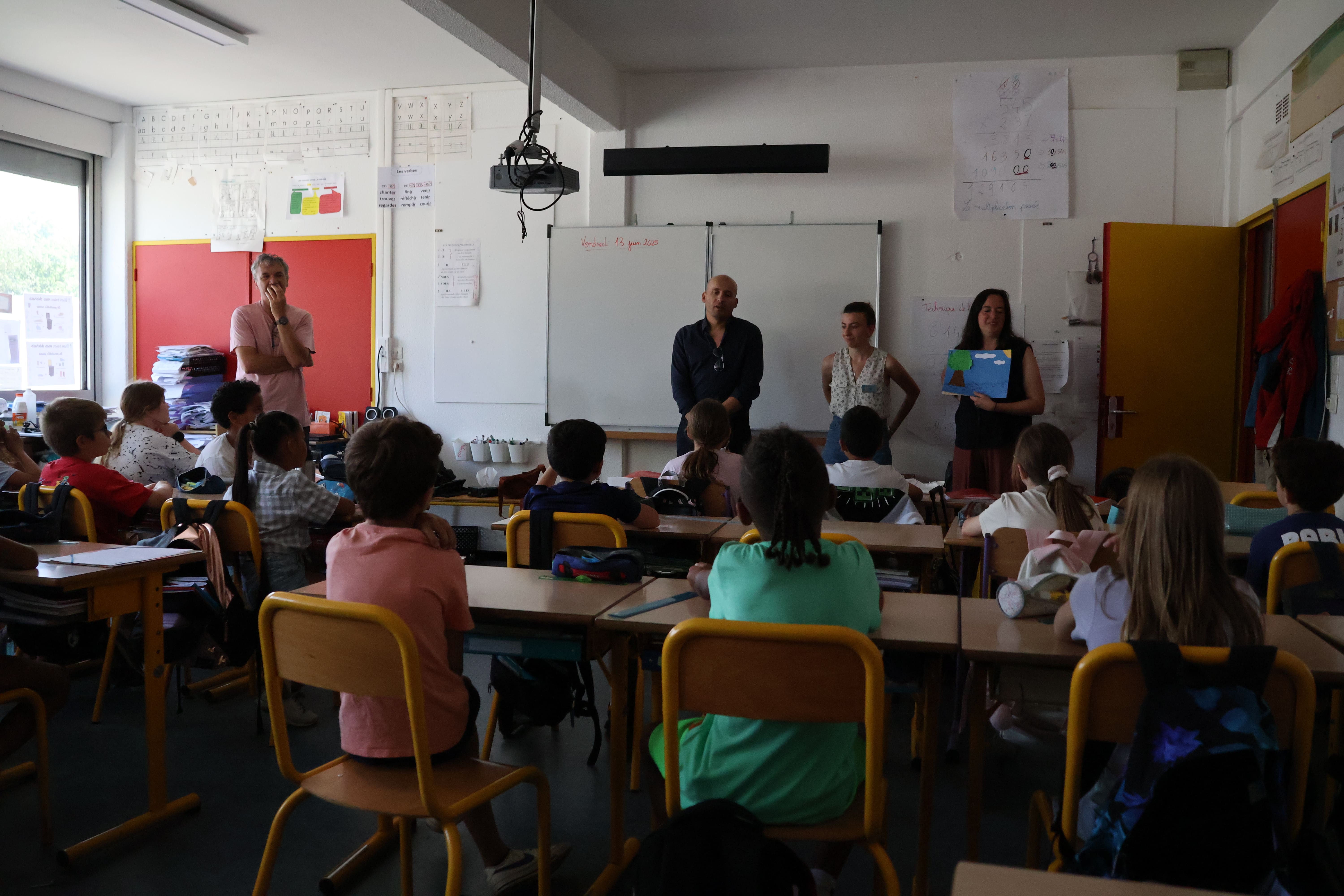 Remise du prix Ecopousse à l’école La Fontaine de Fontenilles